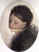 Anders Zorn In Mourning oil on canvas